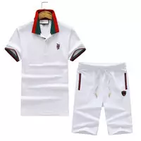 swim short and t-shirt gucci survetement running snake white